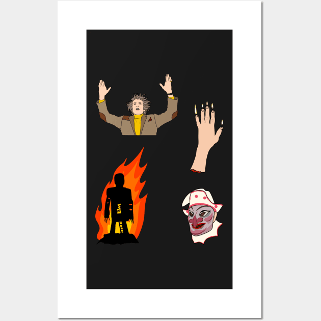 The Wicker Man | Sticker Set Wall Art by Jakmalone